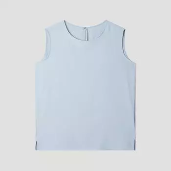 [She S Miss] Блузка без рукавов с круглым вырезом Swwblp22020 Ll light blue/55