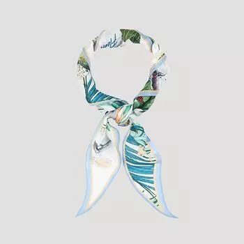 She S miSS Botanical iLluStration Scarf SaaSfo22020 Ll light blue/00