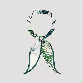 She S miSS Botanical illuStration Scarf SaaSfo22020 Dn DARK NAVY/00