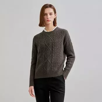 She S miSS Cable Knit Top SSkpon41080 creamy/55