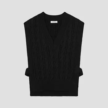 She S miss жилет с косами SSkvtp12020 Bk blacks/55