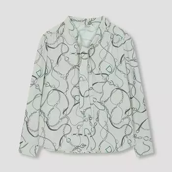 She S MiSS Chain Printing blouSe Swwbln31030 Mi minted/55