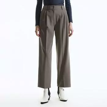 She S miss Chin свободный крой брюки с полосками SwwSln31060 blacks/55