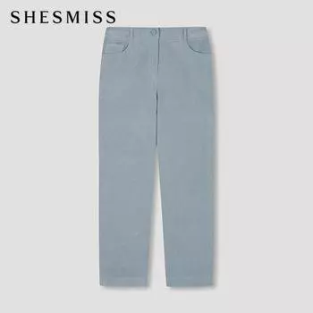 She S Miss Corduroy Прямые брюки SwwSln42070 Ll light blue/55