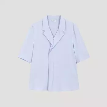 She S miSS Drape CoLlar blouSe Swwblo22010 Ll light blue/55