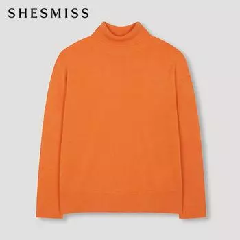 She S miSS Трикотажный топ с высоким воротом SSkpon42050 или oranges/55