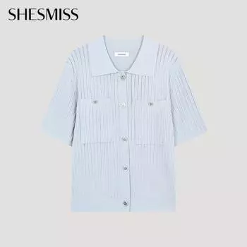 She S misS кардиган с воротником на пуговицах SSkcdo22040 Ll light blue/55