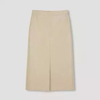 She S miSS Кожаная юбка с разрезом по низу SwwSkn31020 фунтов light beige/55