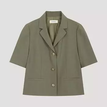 She S miSS Куртка с короткими рукавами и металлическими пуговицами Swwjko22070 Lw light brown/55