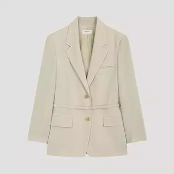 She S miss Куртка свободного покроя с поясом Swwjko21010 Be beige/55