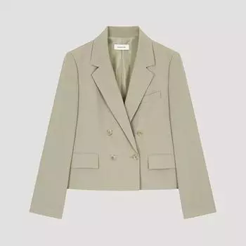 She S miSS Light куртка с двумя пуговицами SwSjko22040 Db dark beige/55