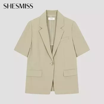 She S miSS Light Куртка с коротким рукавом SwSjko22520 Кб khaki beige/55