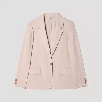 [She S miSS] Linen Tailored Jacket Swwjkp22010 Lp light pink/55