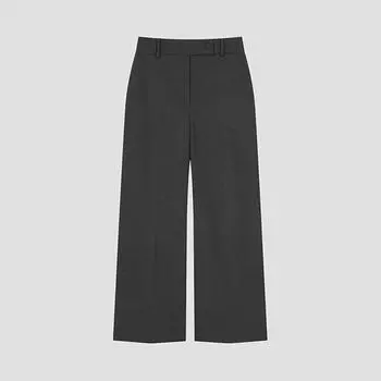 She S miSS Long Wide Straight pantS SwwSlo32030 Mg MELANGE GRAY/55