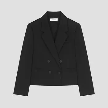 She S miSS minimaliSt Double Crop Setup Jacket SwSjko11020 Bk blacks/44