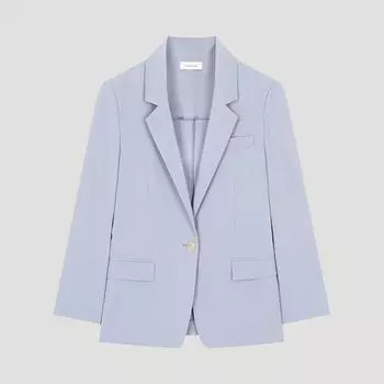 She S miSS minimaliSt Slim One Button Jacket Swwjko22510 Bl Blue/55