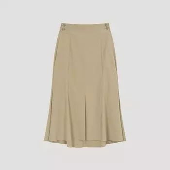 She S miSS Panel Flare Midi Skirt SwwSko11030 Db dark beige/55