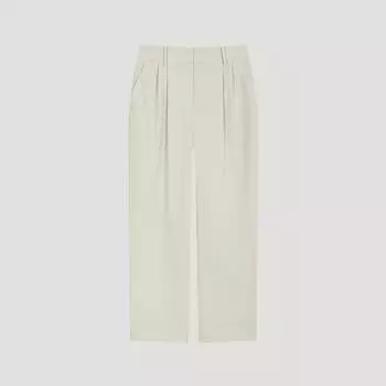 She S miSS Pin Tuck Back Banding Tapered pantS SwwSlo22050 Gb gray beige/55