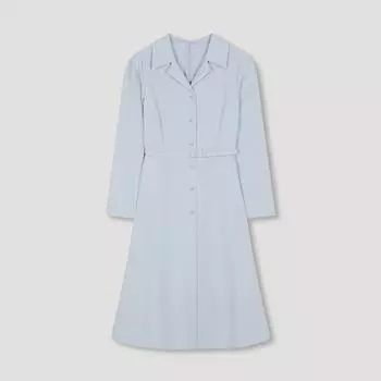 She S Miss платье с открытым воротником и поясом Swwopo12020 Bl Blue/55