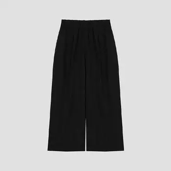 She S Miss шерстяные брюки-кюлоты с окантовкой SwwSlo41150 Bk blacks/55