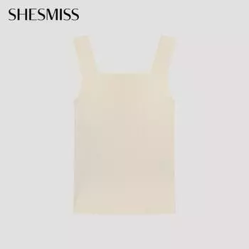 She S miSS Square Neck SleeveleSS Knit SSkpoo31020 Cr creamy/55