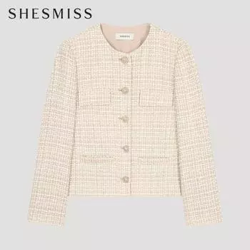 She S miSS Tweed Color Button Jacket Swwjko11040 Be beige/55