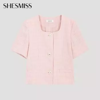 She S miss Твидовый пиджак с квадратным вырезом Swwjko21150 Co Corral/55
