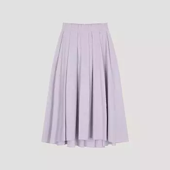 She S miss Unbalanced Back Banding Юбка SwwSko22060 Lv light violet/44