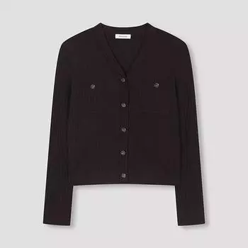 She S miSS V Neck Button Knit Cardigan SSkcdn32010 Wi wines/55