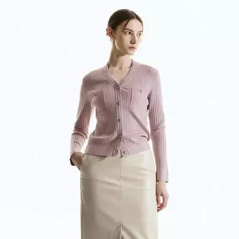 She S miSS V Neck Button Knit Cardigan SSkcdn32010 wines/55
