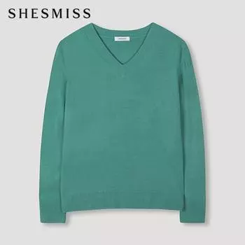 She S miss V-образный вырез, базовая вязка SSkpon42540 Tg Till Green/55
