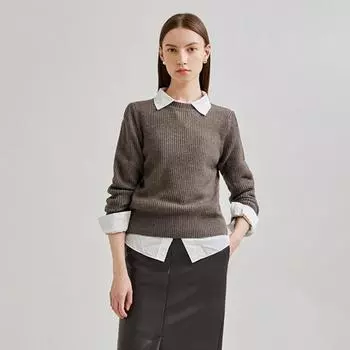 She S miss шерстяная смесь базовый трикотаж SSkpon41020 creamy/55