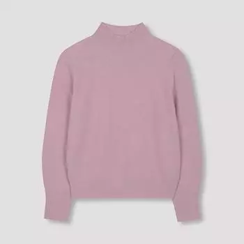 She S miSS Wool Blend Mock Neck Knit SSkpon41730 Pi pink beige/55
