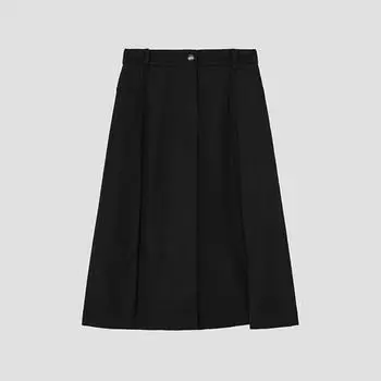 She S Miss шерстяные брюки-кюлоты из твила SwwSlo41210 Bk blacks/44