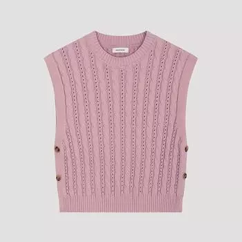 [She S miSS] Жилет с перфорацией Cable Punching SSkvto12030 Lp light pink/55