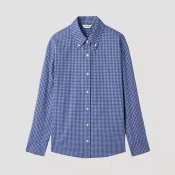 She Smiss Хлопковая рубашка в клетку в клетку Swwstp11050 Bl Blue/55