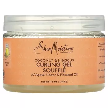 SheaMoisture, гель-суфле для завивки волос с кокосом и гибискусом, 12 унций (340 г)