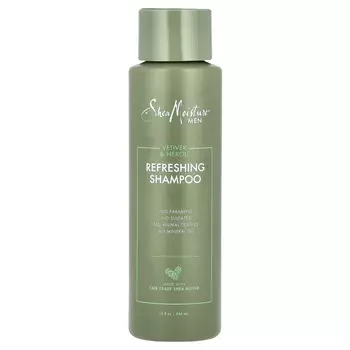 SheaMoisture, Men, освежающий шампунь, ветивер и нероли, 15 жидких унций (444 мл)