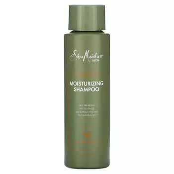 SheaMoisture, мужской увлажняющий шампунь, сырое масло ши и масло мапуры, 15,8 унций (444 мл)