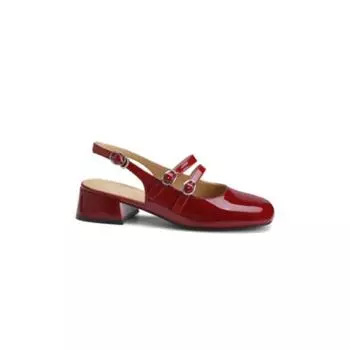 Sheepskin version thick heel leather bag head sandals women s summer wear with skirt Mary Jane shoes empty single shoes cool slippers 34
