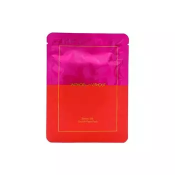 Шелковая маска для лица Soooo Silk Gucchi Face Pack Шелковая маска для лица Тканевая маска для лица Органический уход за кожей Органический серицин Сухая Увлажненная Блестящая Кожа
