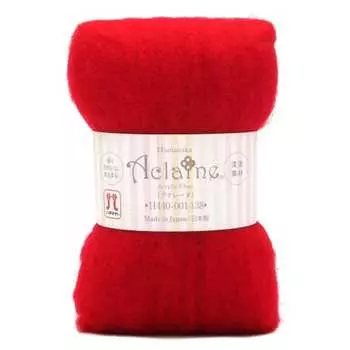 Шерстяной фетр Hamanaka, акриловое волокно Acreine, упаковка 15 г, красный H440-001-138