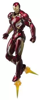 SHFiguarts Мстители Железный Человек Марк 45 Приблизительно. 155 мм ABS&PVC&Diecast окрашенная подвижная фигурка