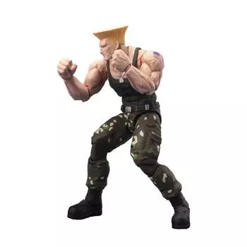 SHFiguarts Street Fighter Series Guile -Наряд 2- Приблизительно. Подвижная фигура толщиной 160 мм, окрашенная в АБС и ПВХ