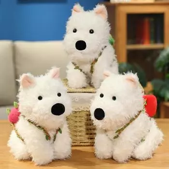Щенок плюшевая игрушка кукла собака кукла кукла комфорт подушка детский подарок 25cm