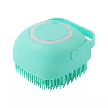 Щетка для шампуня Pet Silicone Shampoo SP003, Зеленый, 1 шт., Корейский шампунь для домашних животных