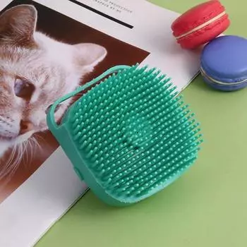 Щетка для ванны Relaxpick pet 8,5 х 9 см, зеленая, 1 шт., корейский шампунь для домашних животных