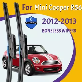 Щетки стеклоочистителя для Mini Cooper R56 2012-2013 лобовое стекло чистое окно лобовое стекло автозапчасти автомобильные щетки для дождя 19 +18