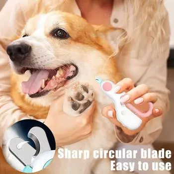 Щипчики для ногтей Pet Supplies Cat Dog Professional Регулируемые брызгозащищенные ножницы для ногтей Pet Ножницы из нержавеющей стали Инструмент для ухода за домашними животными Effortful Pet Supplies Style 1-- Pink
