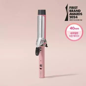 Щипцы для завивки VODANA Glam Wave FV 40 мм (розовый)
